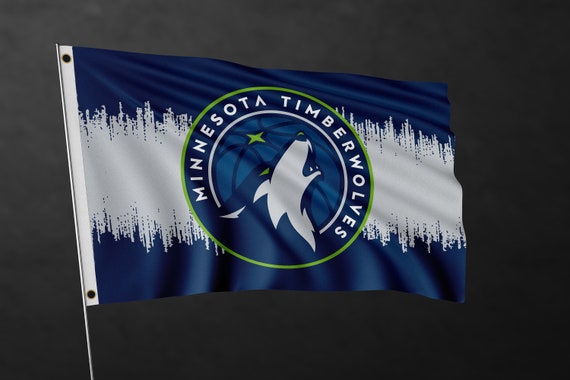 Minnesota Timberwolves Flag Banner Home Decor Wall Decor 