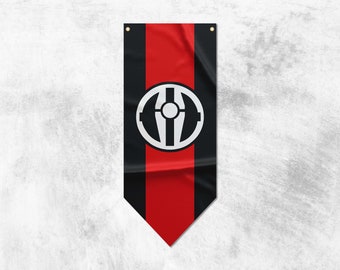 Darth Revan Wimpelkette | Hochwertige Materialien | Maße: 50 x 120 cm