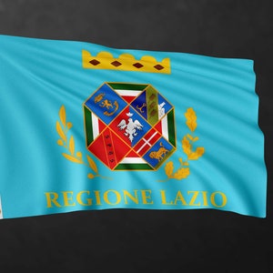 Regione Lazio Flag Banner | Italy Region Flags | High Quality Materials
