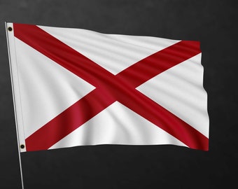 Alabama Flag Banner | United States of America Flags | High Quality Materials