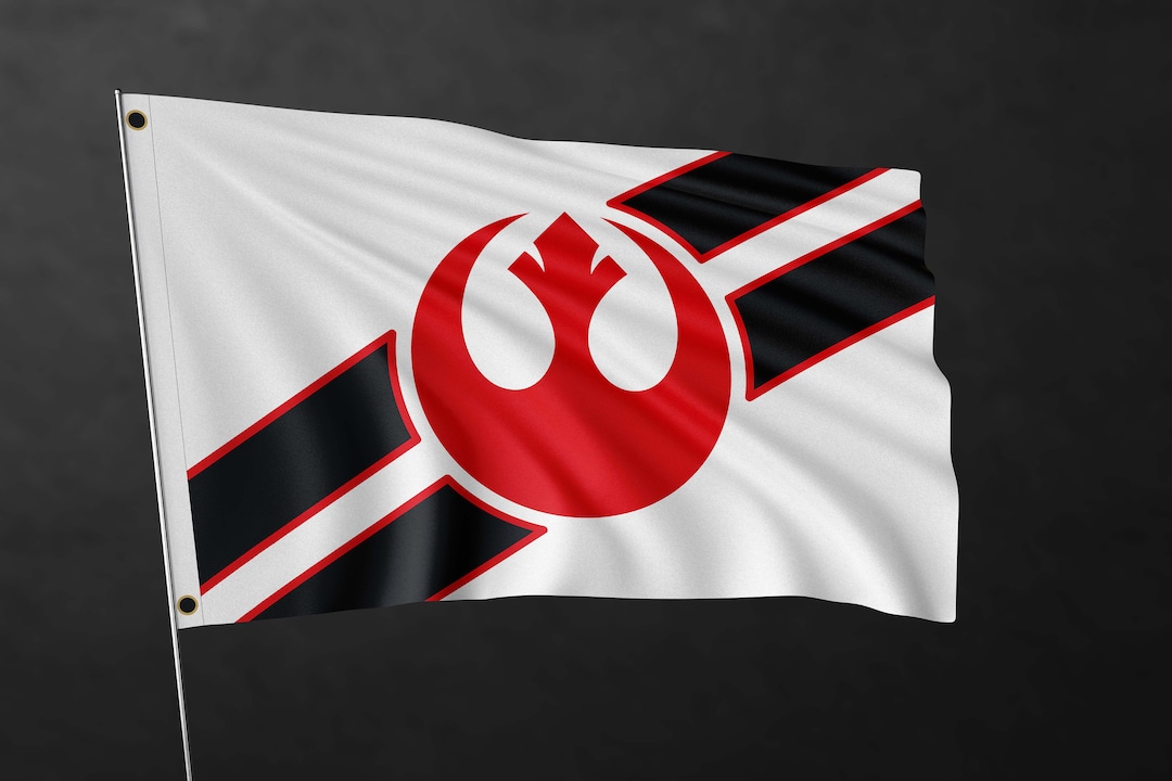 Rebel Alliance Flag Banner High Quality Materials Etsy