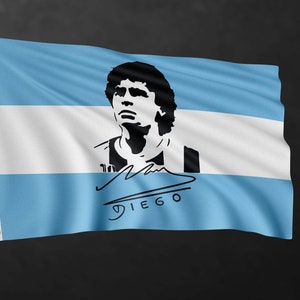 Diego Maradona Flag Banner | High Quality Materials