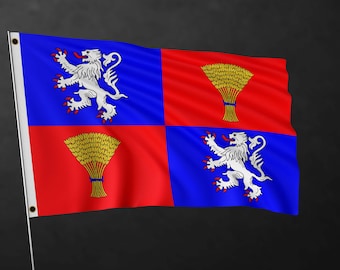 Gascner Flagge Banner | Frankreich Region Flaggen | Hochwertige Materialien