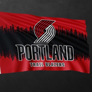 Portland Trail Brazers Flag Banner | Home Decor | Wall Decor | Outdoor & Indoor Flag | High Quality Materials