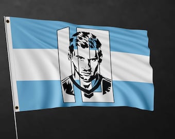 Bandera de Lionel Messi / Materiales de alta calidad