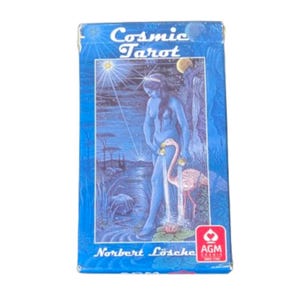 Kosmische Tarot Norbert Losche 1998 Englische Ausgabe AGM Urania Tarot Deck Wahrsagen Wahrsagen Karten Esoterische Kunst