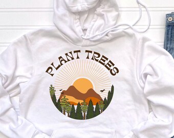 Nature hoodie, Outdoor shirt designs, Outdoor shirt for men, Outdoor shirt for women, Tree shirt, Scenic shirt, Mountain shirt, plant trees