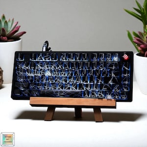 Black Keycaps Spider OEM  Side Print Light Through Backlit Keycap For Mechanical Keyboard South-Facing Legends Backlit Full Keycap Set