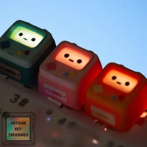 Handmade Video game Console Keycaps for Cherry MX, Artisan Keycaps, Gameboy, Cute ESC Gaming KeyCap 1u Mechanical Keyboard Accessories
