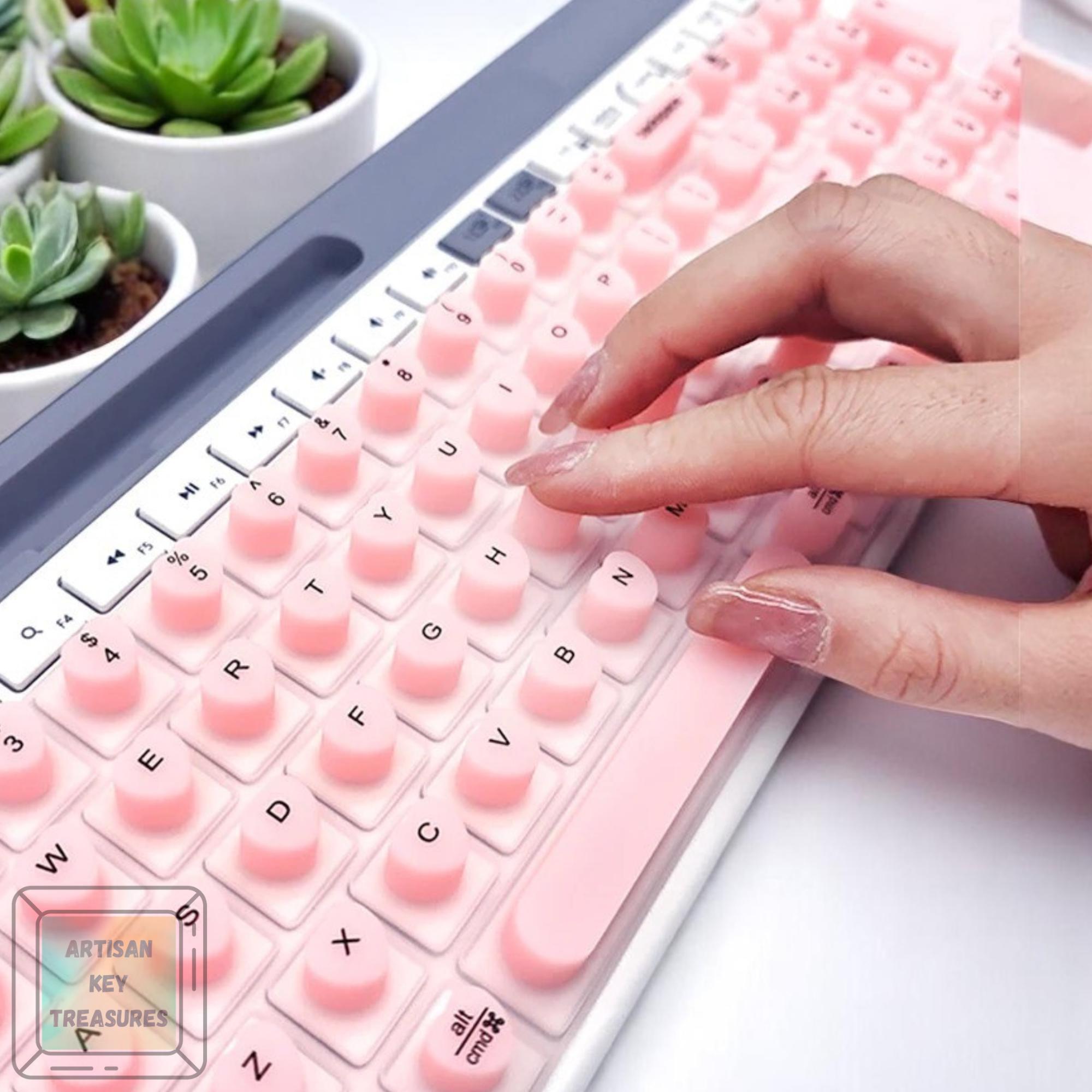 thumbnail image 2 of Cover Aazon.co: DIY Raised Keyboard Sticker With Letter Decals For Long Long Nail Keyboard 2 of 10