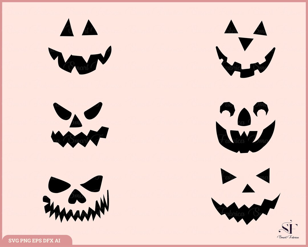 Jack O Lantern SVG PNG Halloween Png Pumpkin Face Svg - Etsy