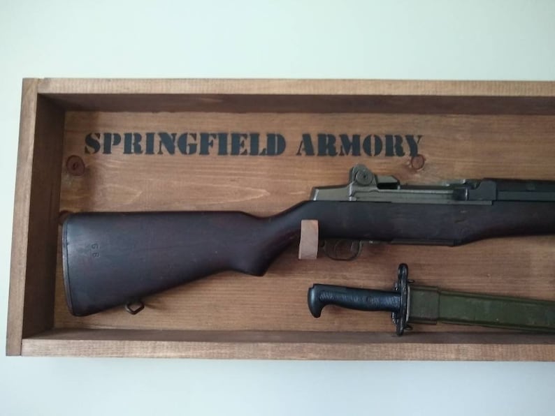 M1 Garand Display | M1903 Rifle Display | Gun Rack - Etsy