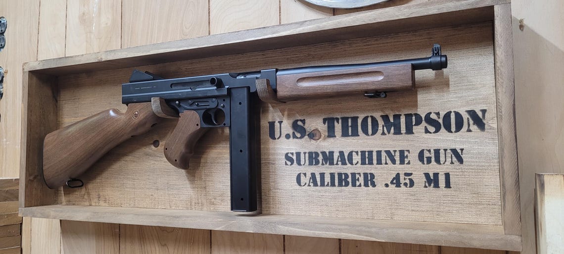 Ww2 Rifle Rack Thompson Display | Gun Rack | WW2 Display - Etsy