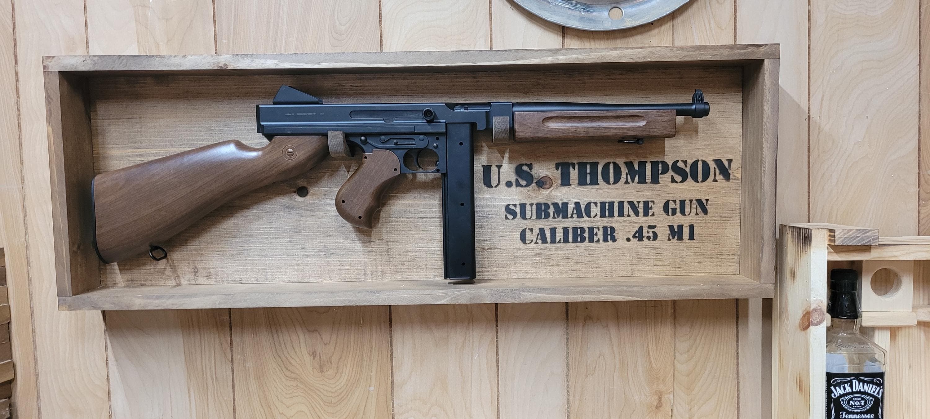 Thompson Display | Gun Rack | WW2 Display - Etsy
