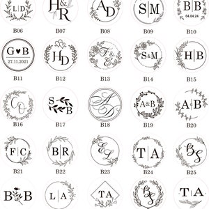 sceaux de cire avec support adhésif, autocollants de sceaux de cire faits main,personnalisables avec n'importe quel logo image 6