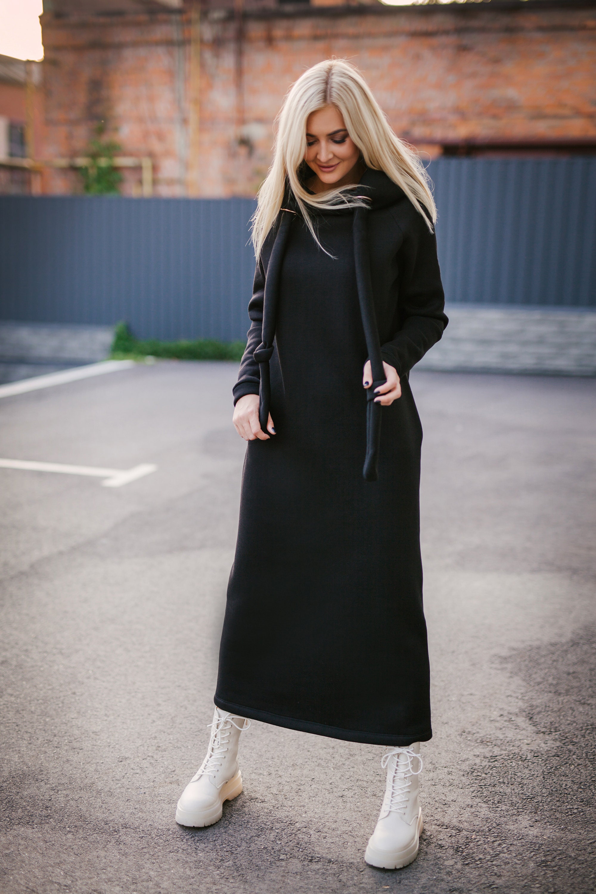 ANDWANG Hoodie docking jacket＆ skirt 上下 ANDWANG Hoodie docking jacket