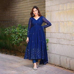 Party wear frock for ladies top