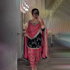 Latest deep top neck suit design