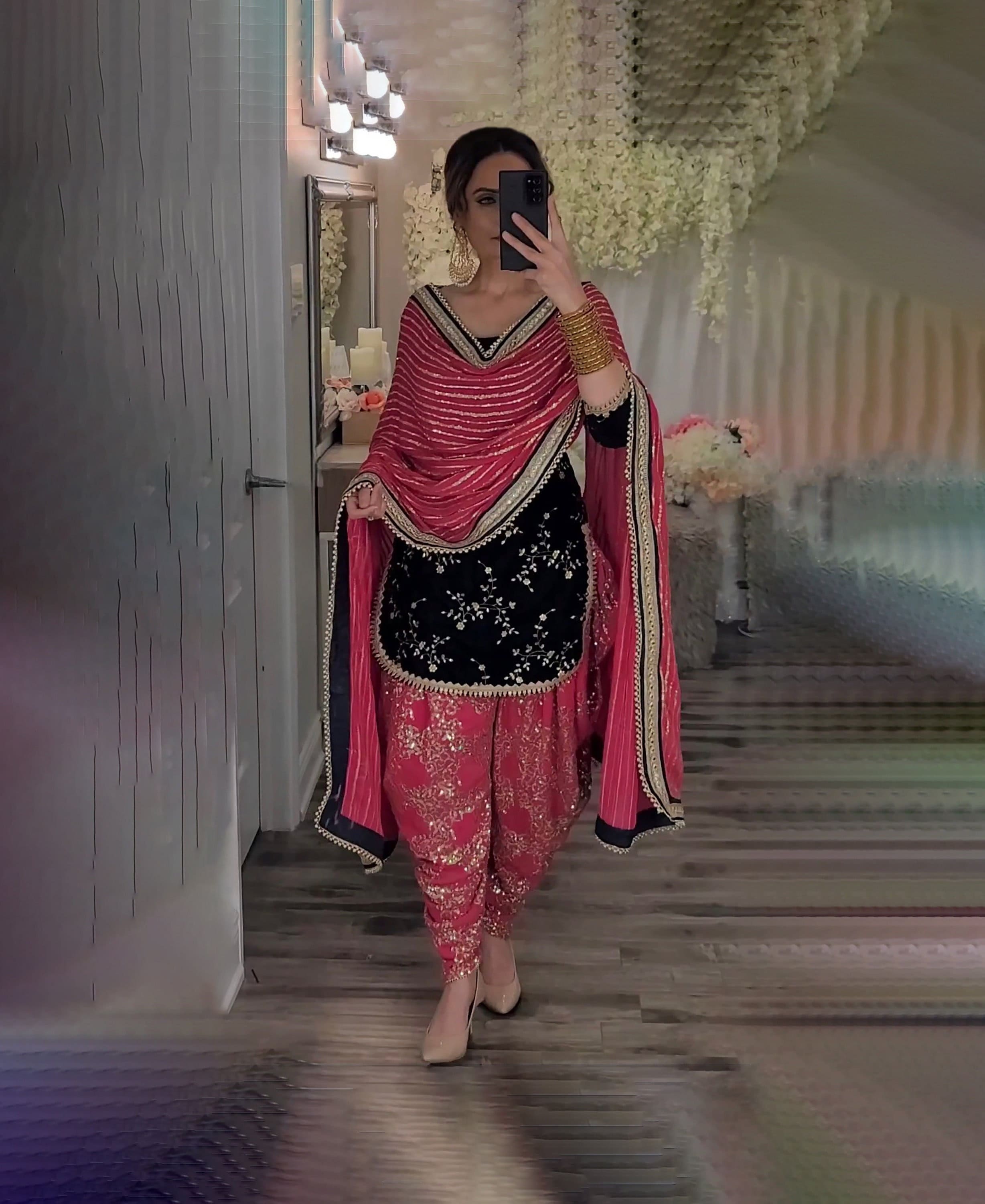 ANOUK Women Kurti with Palazzo Set | Ladies Top Kurta Kameez Salwar Suit  Bottom Pant | Ethnic Indian Pakistani Party Dress | Casual Formal  Traditional Wear, Teal Blue & Gold, XL :