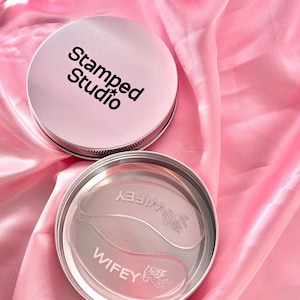 Wifey Reusable Clear Under Eye Patches | Bridal Skincare | Hen Party Gift | Bride to Be Self Care
