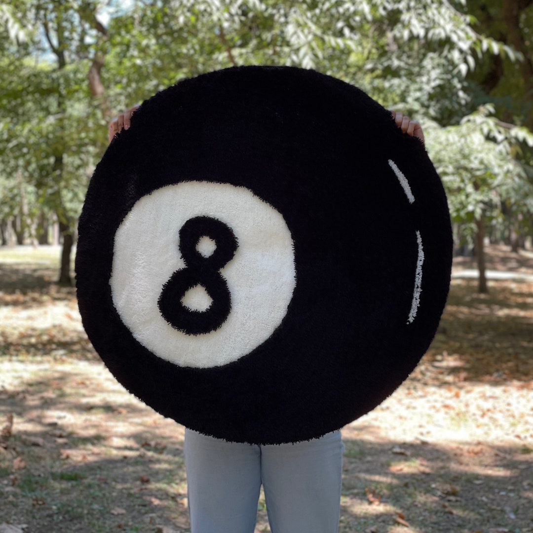 8 Ball Gothic Home Decor Rug Scary Movie/game Night 8 Ball - Etsy UK