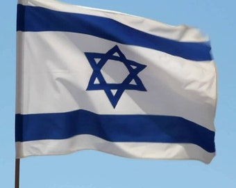 Drapeau national d'Israël 90 cm x 60 cm