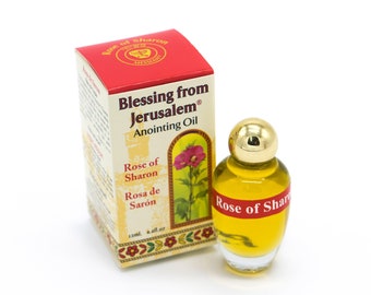 Rose of Sharon Anointing Oil 12 ml - 0.4 oz from Holyland Jerusalem