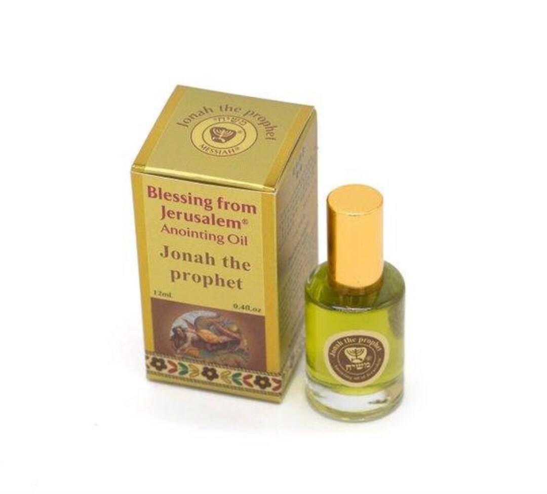 Gold Anointing Oil Jonah the Prophet 12ml/0.4 Oz From Holyland