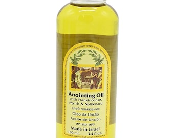 Frankincense Myrrh Spikenard Anointing Oil 100 ml - 3.4 fl.oz From Holyland