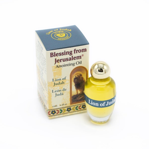 Anointing Oil Lion of Judah 12 ml. - 0.4 oz Holy land