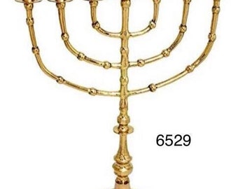 A Large Authentic Gold Plated Menorah 16″ / 40cm