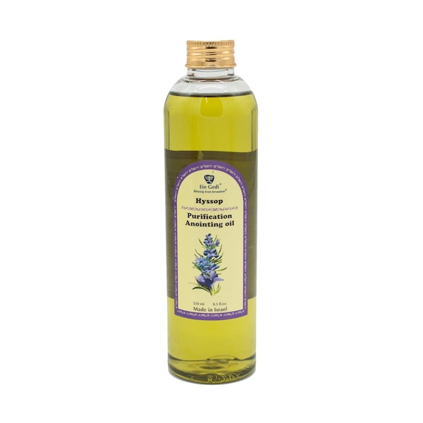 Hyssop Purification Anointing Oil 250 ml - 8.5fl oz. from Jerusalem Holyland