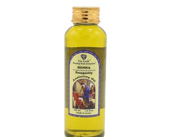 Henna Prosperity Anointing Oil 100 ml - 3.4 fl.oz From Holyland Jerusalem