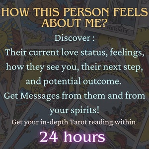 Echte gevoelens van je crush/ex/partner: 24-uurs levering – gedetailleerde tarotweergave – huidige status, gevoel, volgende stap, resultaat, berichten, enz.