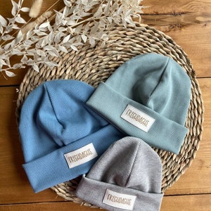 Hipster Beanie für Herbst / Winter gerippte Beanie / Mütze für Kinder und Erwachsene Hipster Beanie Junge und Mädchen ciao Kakao Bild 10