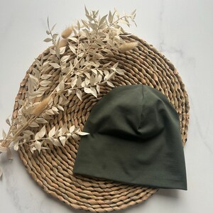 Beanie for spring Uni Beanie Hat for children and adults Boy and girl simple image 2