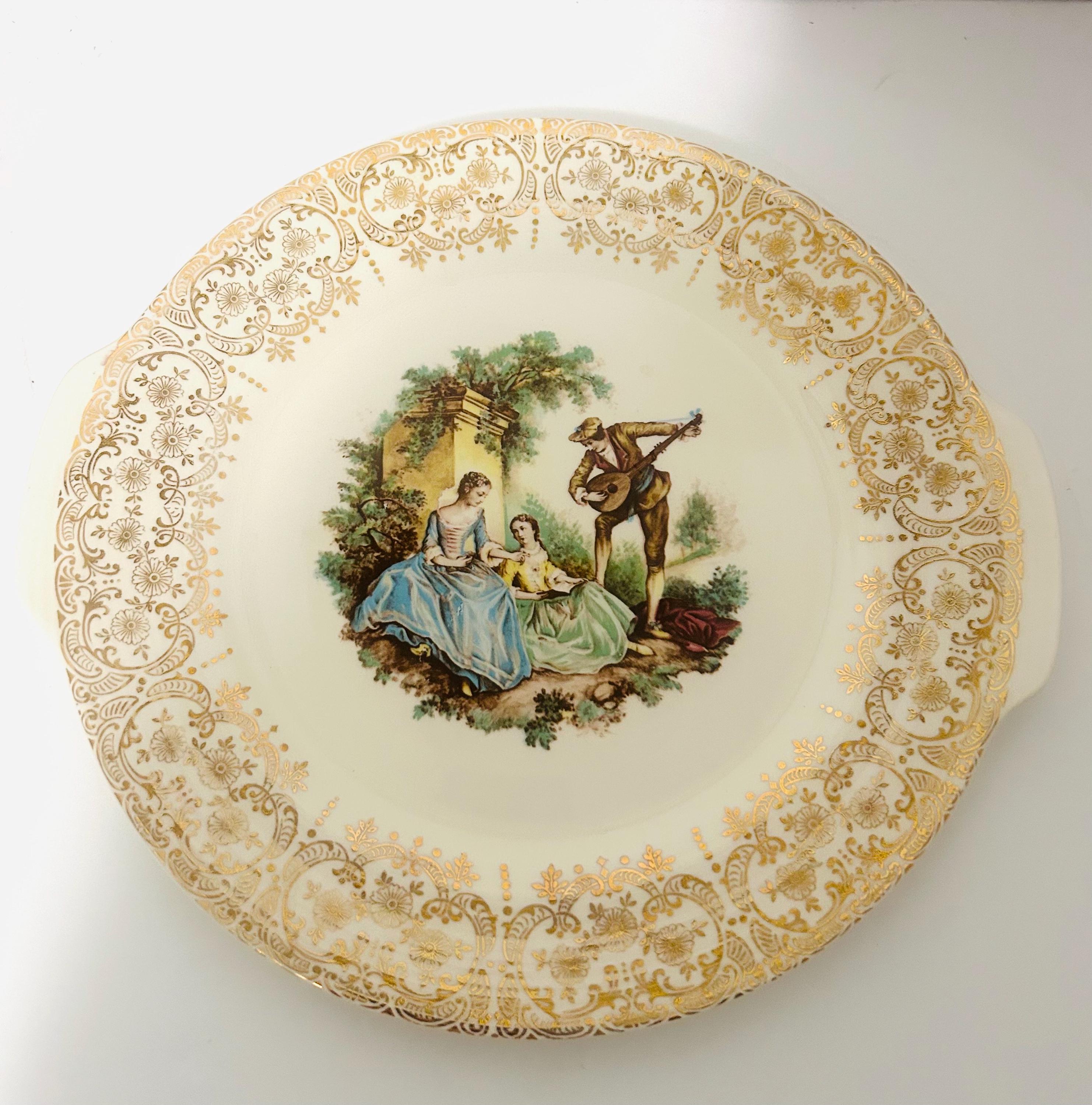 Vintage Limoges China D'or Plate - Etsy