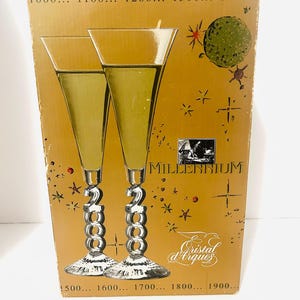1998 Millennium Champagne Flutes