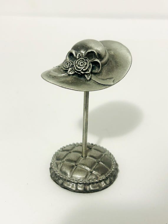 Vintage Pewter Ring Tree/Holder