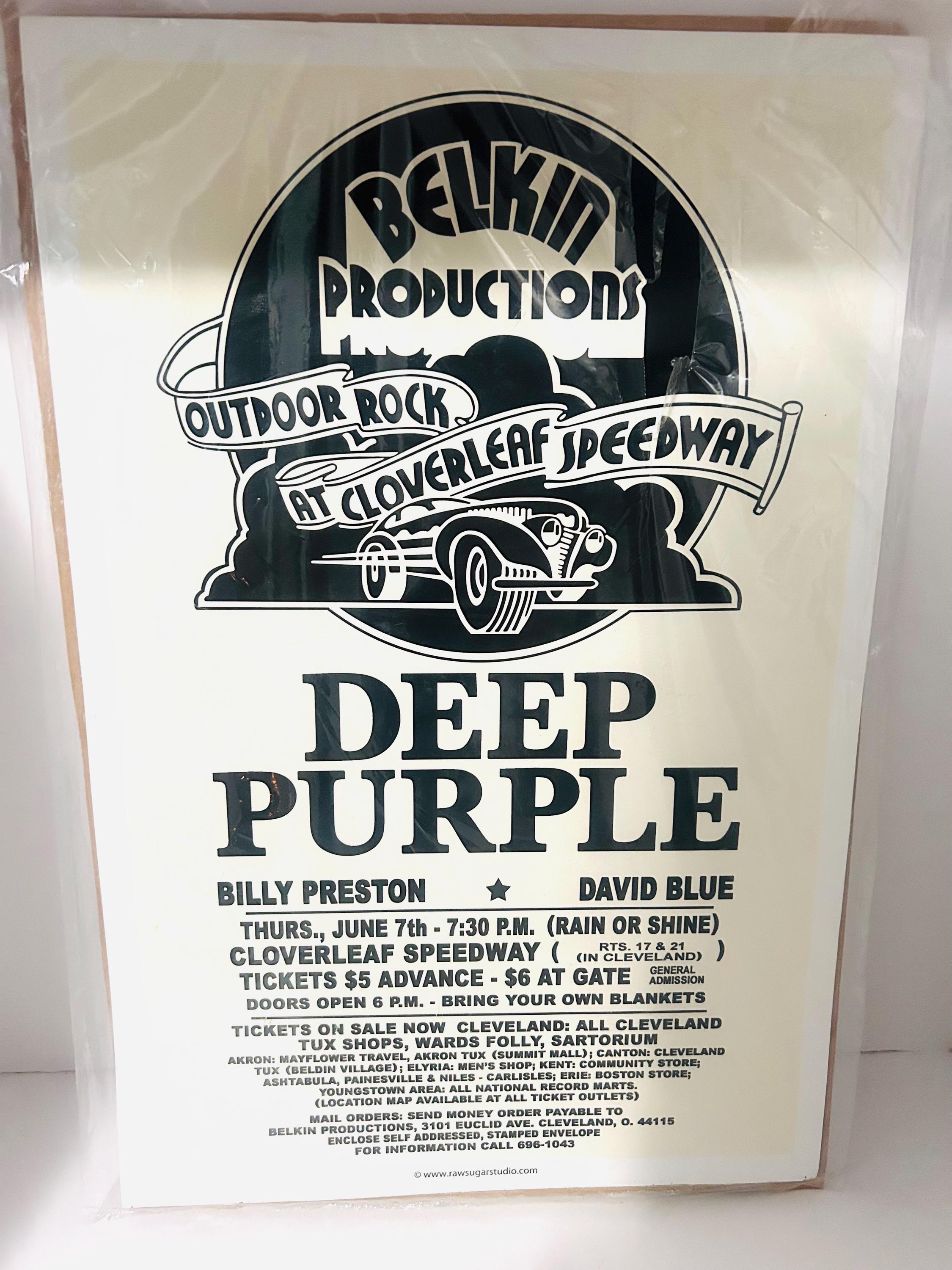 Deep Purple Music Concert Poster - Etsy