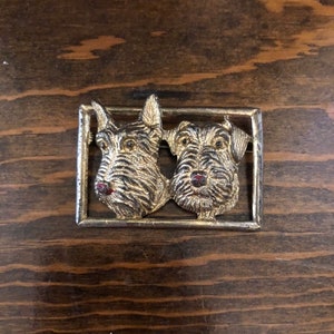 Vintage Scottish Terrier Brooch Pin