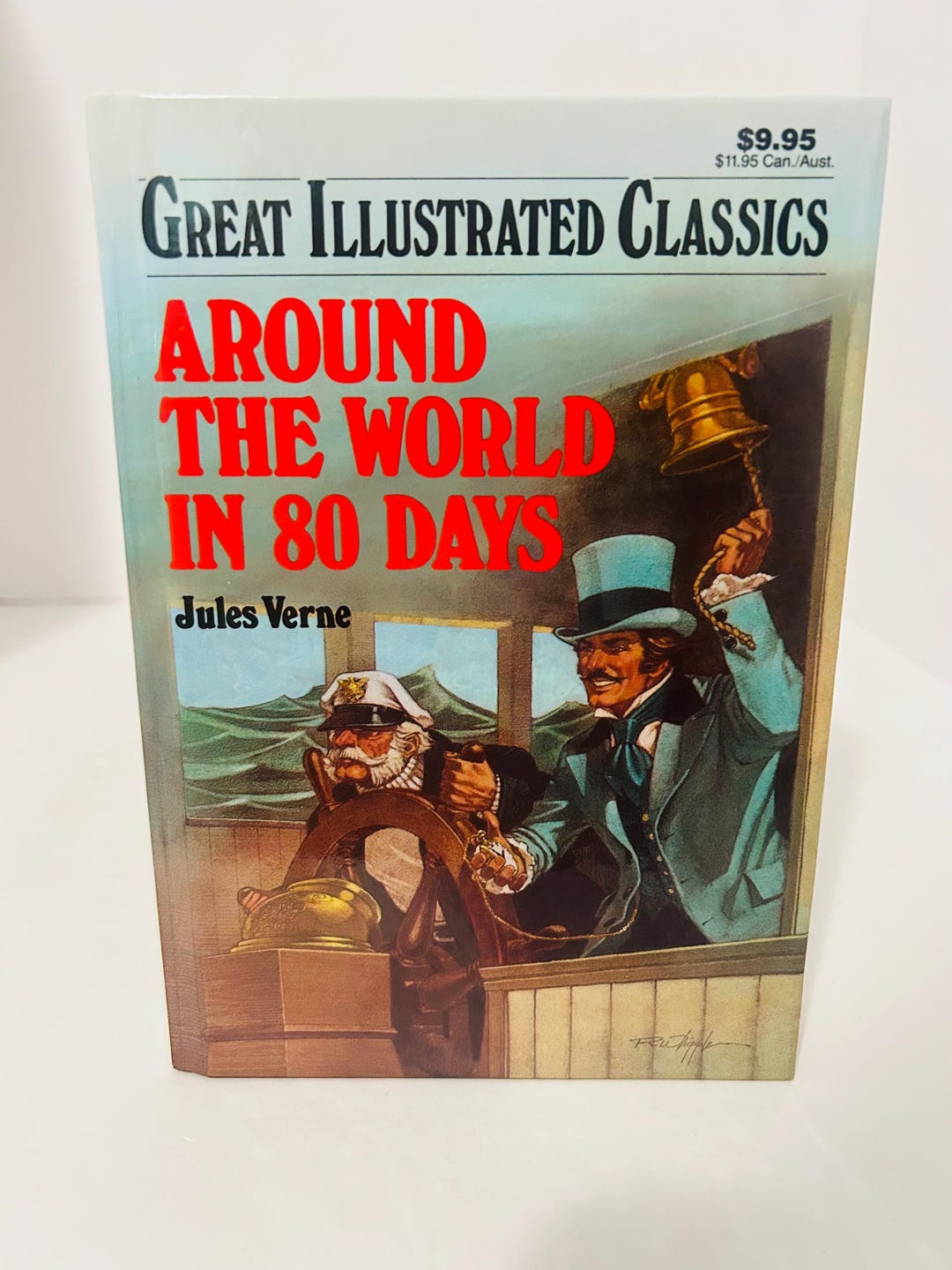 Vintage Book “around the World in 80 Days” - Etsy