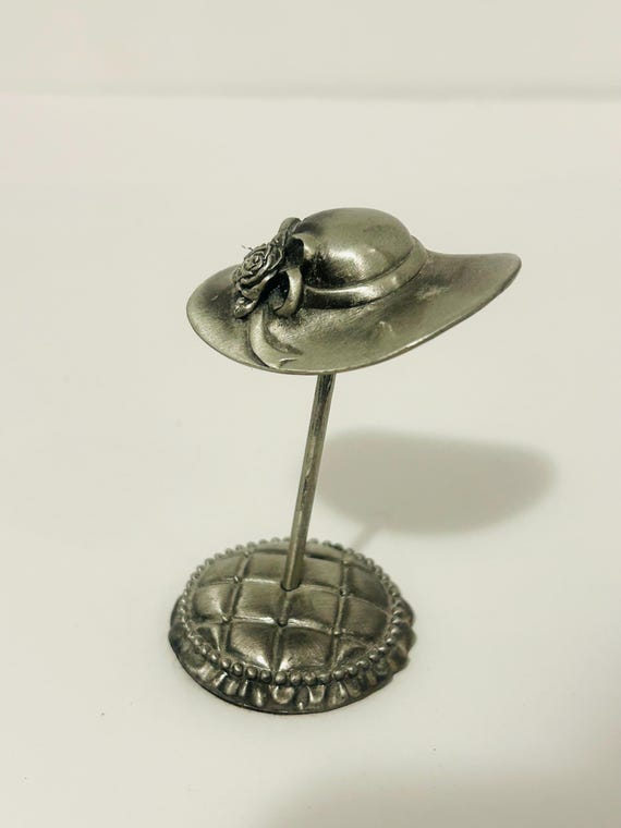 Vintage Pewter Ring Tree/Holder View 2