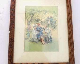Original Lisi Martin Pictura Graphica by Dolfi Italy Hand-painted