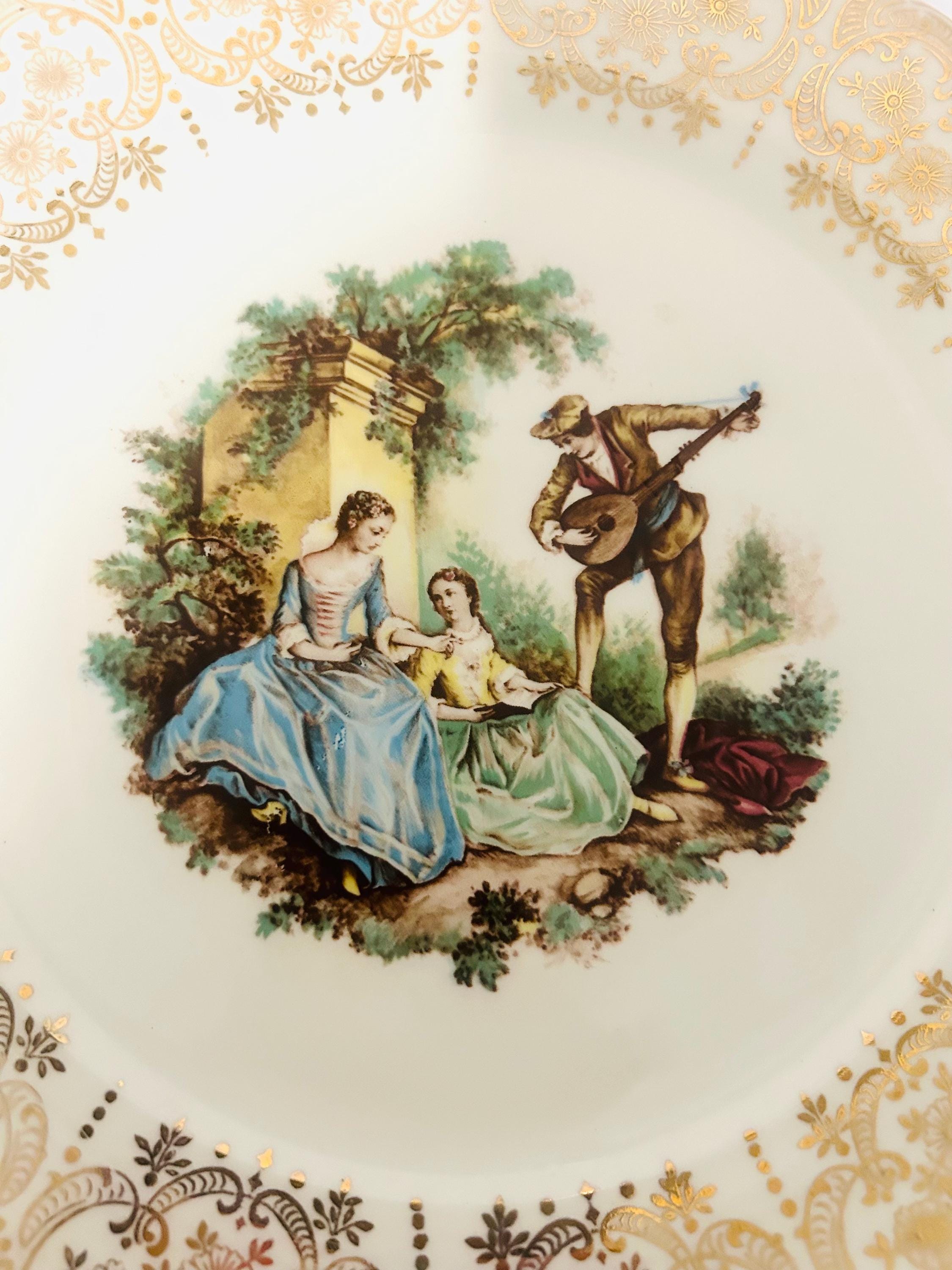 Vintage Limoges China D'or Plate - Etsy