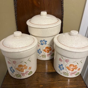 Vintage Treasure Craft Canister set