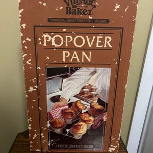 Vintage Popover Baking Pan in box