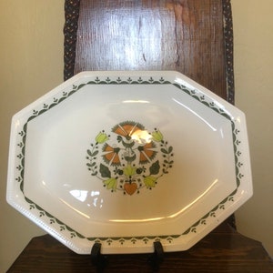 Vintage Greenfield Platter Johnson Brothers Ironstone