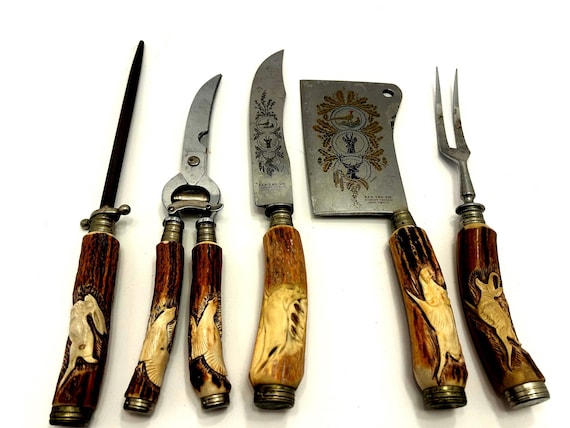 Kla Tra so Solingen Meat Carving Set - Etsy