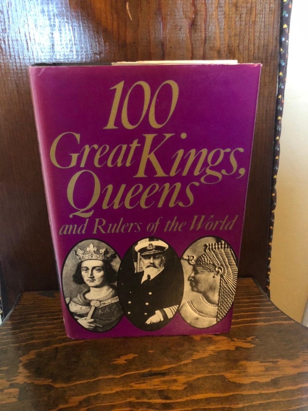 Vintage Book 100 Great Kings Queens and Rulers of the World - Etsy